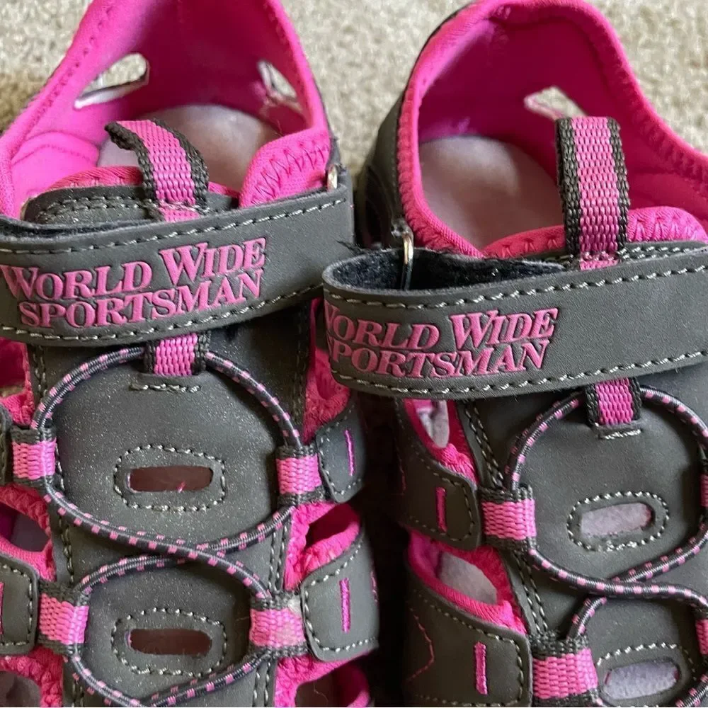 World Wide Sportsman Girls Outdoor Sandals Size 2 Big Girls